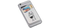 Dual Pocket Slim Silicone Phone Wallet