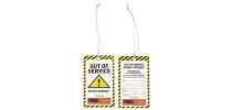 Safety Tag - Out of Service 125 x 75 mm (100/Pk)