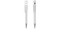 USB 16GB Metallic Silver Pen