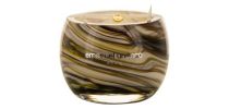 Candle Marbles Black Eyed S Ecorce Rouge