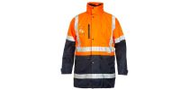 Mens Foundations Hi-Visibility 4 In 1 Two Tone Jacket With Tape
