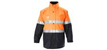 Mens Foundations Hi-Visibility 6 In 1 Two Tone Jacket With Tape