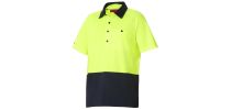 Mens Koolgear Hi-Visibility Two Tone Short Sleeve Ventilated Polo