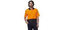 Mens Short Sleeve Hi Vis Polo