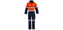 Mens Orange Flame HRC 2 Hoop Taped Spliced Overall