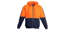 Mens Hi Vis Full Zip Hoodie