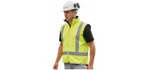 Unisex Hi Vis Waterproof Reversible Vest