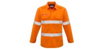 Mens FR Closed Front Hooped Taped Shirt