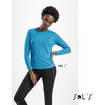 Sporty Women's Long Sleeve Sports T-shirt