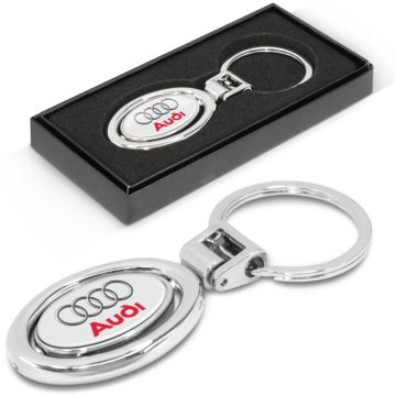 Spinning Metal Key Ring