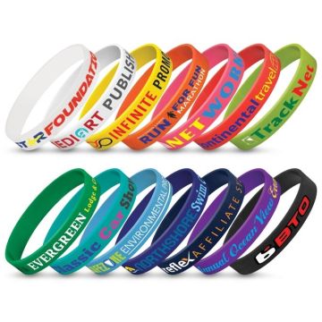Silicone Wrist Band - Indent