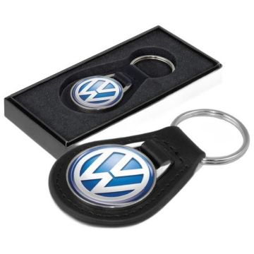 Baron Round Leather Key Ring