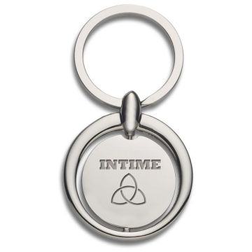 Circular Metal Key Ring