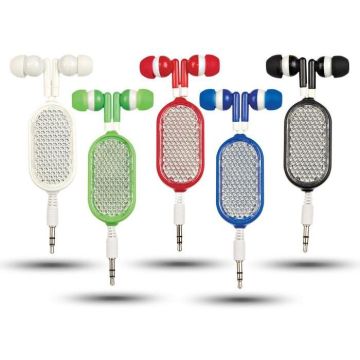Retractable Reflective Earbuds