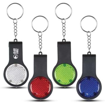 Reflector Key Light With Safety Whistle