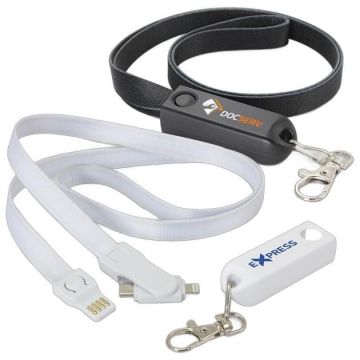 Artex 3 -in-1 Charging Lanyard
