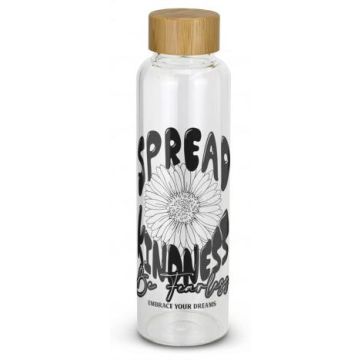 Eden Glass Bottle Bamboo Lid