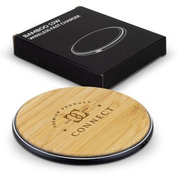Bamboo 15W Wireless Fast Charger