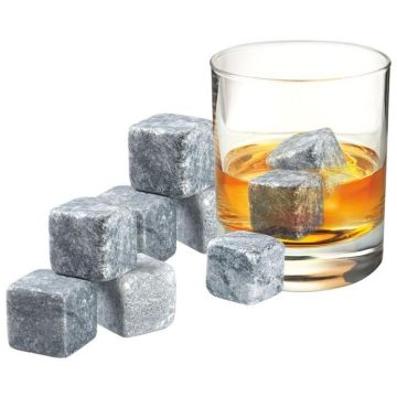 Whisky Rocks Set With Velvet Pouch Magnetic Gift Box - Set of 9 AVANTI