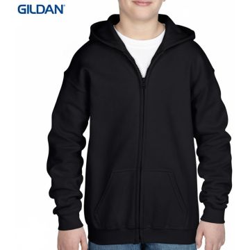 Gildan Heavy Blend Youth Full Zip Hooded Sweatshirt