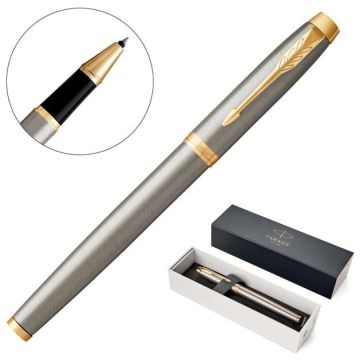 Metal Pen Rollerball Parker IM - Brushed Stainless GT