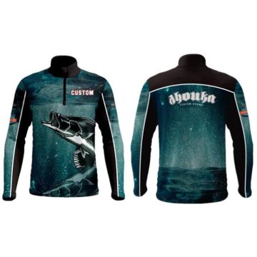Poly Microfibre Sublimation Quick Dry Fishing Shirt