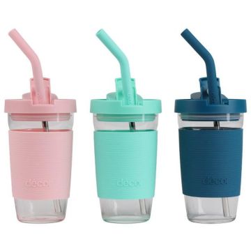 Decor Glass Coffee Tumbler 490ml