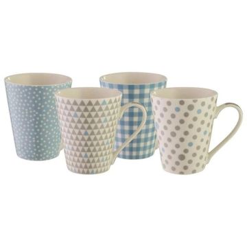 Conical Mug Set of 4