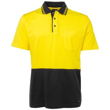 Hi Vis Short Sleeve Cotton Polo