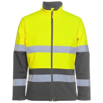 Hi Vis D+N WATER RESISTANT SOFTSHELL JACKET