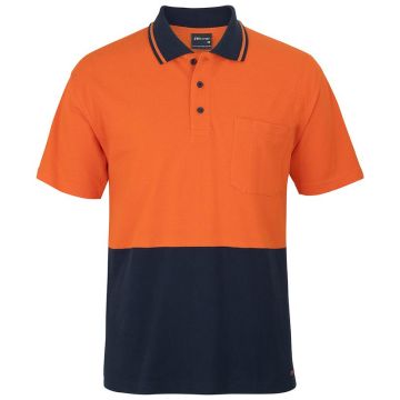 JB's Hi Vis SHORT SLEEVE COTTON PIQUE TRAD POLO