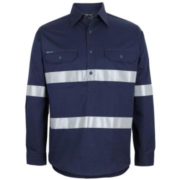 JB's Close Front L/S 150G W/Shirt Reflective Tape