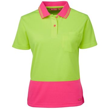 Ladies Hi Vis S/S Comfort Polo