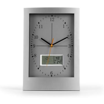 Oblong Analog Plastic Wall Clock