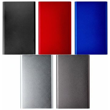 Aluminium power bank Ezra