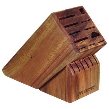 17 Slot Knife Block Acacia