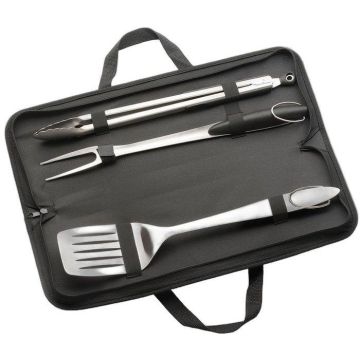 3 Piece Stainless Steel BBQ Set