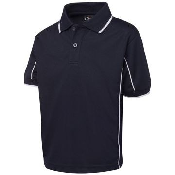 Podium Kids Short Sleeve Piping Polo