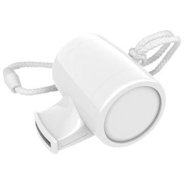 Whistle Shaped Mini Plastic Horn On A Wrist Cord