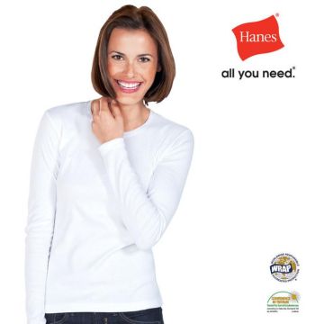 Hanes  Beefy  Long Sleeve T
