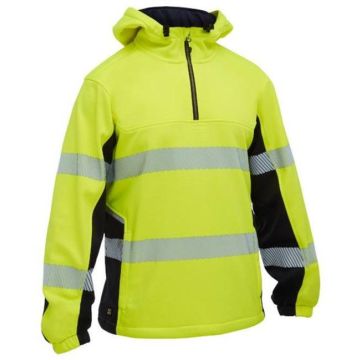FLX & Move Hi Vis Taped Liquid Repellent Fleece Hoodie