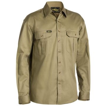 Original Cotton Drill Traditional Fit Shirt - Khaki