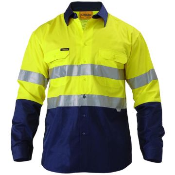 3M Taped Cool Lightweight Shirt - 2 Tone Long Sleeve W/ Gusset Cuff