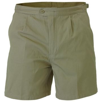 Side Tab Short - Single Pleat Front