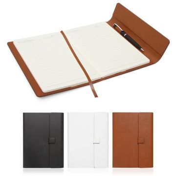 Notebook Journal A5 Leather Look Magnetic Closure