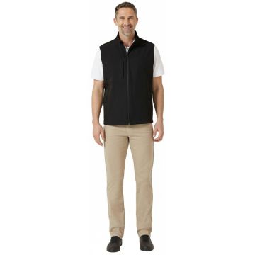 Mens Bonded Fleece Zip Vest