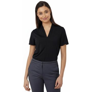 Matt Jersey V Neck Short Sleeve Top