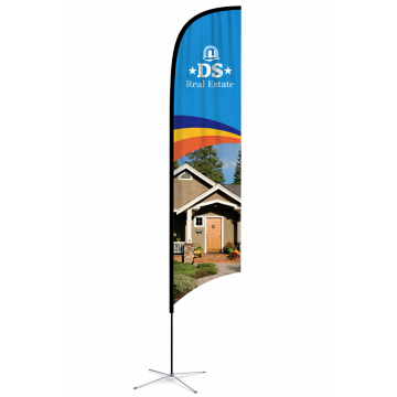 Large(80.5*400cm) Concave Feather Banners