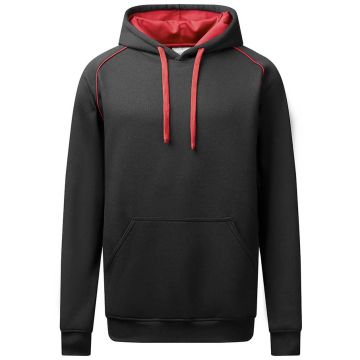 Inner Hood Contrast Fleecy Hoodie