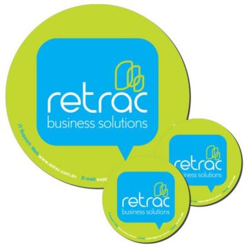 Round Executive Plus Mouse Mat & 2 Coasters